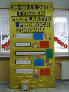 Tydzień Profilaktyki i Promocji Zdrowia  w Szkole Podstawowej im. Jana Pawła II w Rudce